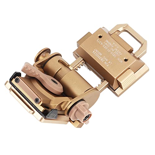 Suporte para Capacete de óculos, Liga de Alumínio Dourada Óculos de Proteção para Dispositivo de Mon