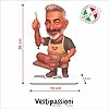 Caricatura Personalizzata da Foto – Stampa su MDF altezza 30 cm – Regalo Originale per Uomo Donna – Personalizzabile con Mestiere, Accessori e Dettagli Unici - statuina personalizzata #1