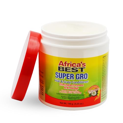 Africa's Best Super Gro Hair and Scalp Conditioner, 5.25 Oz (AB20203)