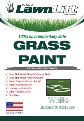 Lawnlift Ultra Concentrated (White) Grass Paint 8oz. = 2.5 Quarts of Product.