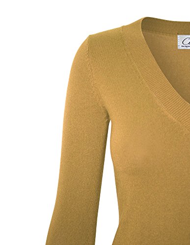 Image of Cielo Women's Solid Soft Stretch Pullover Knit Sweater