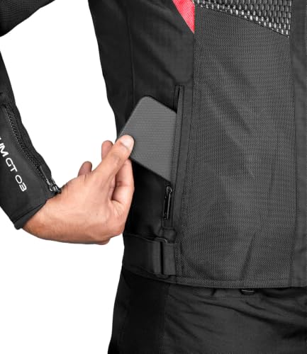 Image of Rynox Helium GT 3 Jacket - Mesh Motorcycle Riding Jacket | Impact Protection | Abrasion Resistance