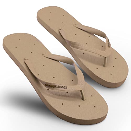 Shower Shoez Women's Non-Slip Pool Dorm Water Sandals Flip Flops2