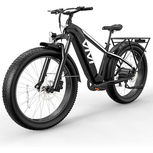 Vivi ACE01 Electric Bike for Adults 26 x 4.0 Fat Tire Ebike1500W Peak Motor