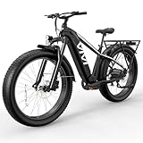 Vivi ACE01 Electric Bike for Adults,26' x 4.0 Fat Tire Ebike,1475W Peak Motor Torque Sensor Electric Mountain Bike,25MPH Electric Bicycle with 48V 15AH Battery,Hydraulic Brake,SGS Certified to UL2849