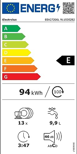 60 cm. pločio įmontuojama indaplovÄ— Electrolux EEA27200L