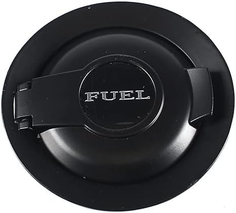 Miniatura 4 de Shkalacar 68250120AA Tapa de puerta de llenado de combustible, color negro mate, tapa de gas Vapor Edition compatible con Dodge Challenger 2008-2019