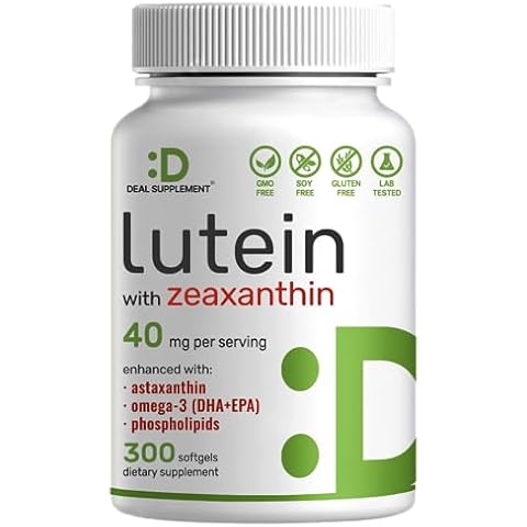 DEAL SUPPLEMENT Lutein and Zeaxanthin Supplements Cover