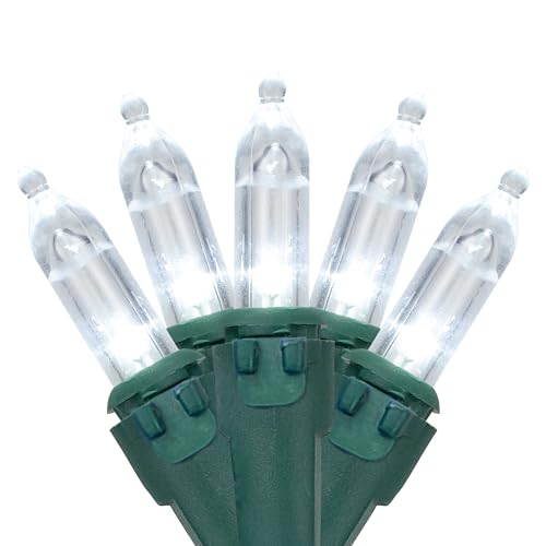 Northlight 35ct White LED Mini Christmas Lights - 11.25ft Green Wire