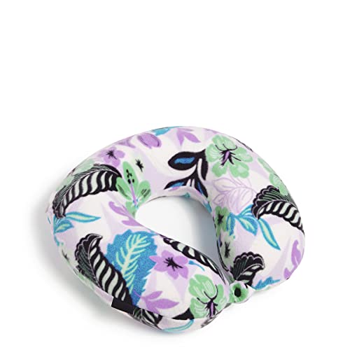 Vera Bradley Women's Fleece Travel Neck Pillow, Island Floral Purple, One Size #TOP10