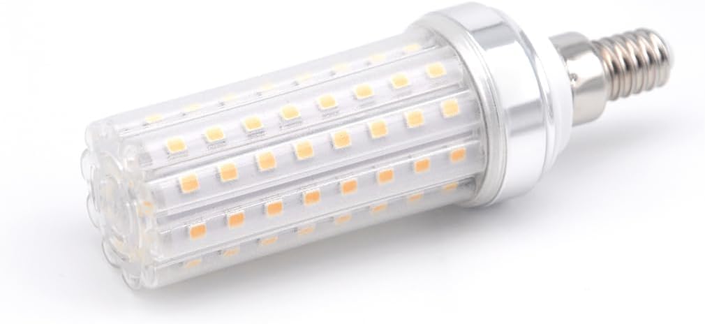 E12 LED Bulb, 20W Candelabra LED Light Bulbs 150 Watt Equivalent, Warm White 3000K, Ceiling Fan Light Bulbs,2000lm,Non-Dimmable,LED Chandelier Bulbs for Ceiling Fan,Home Lighting,4 Pack