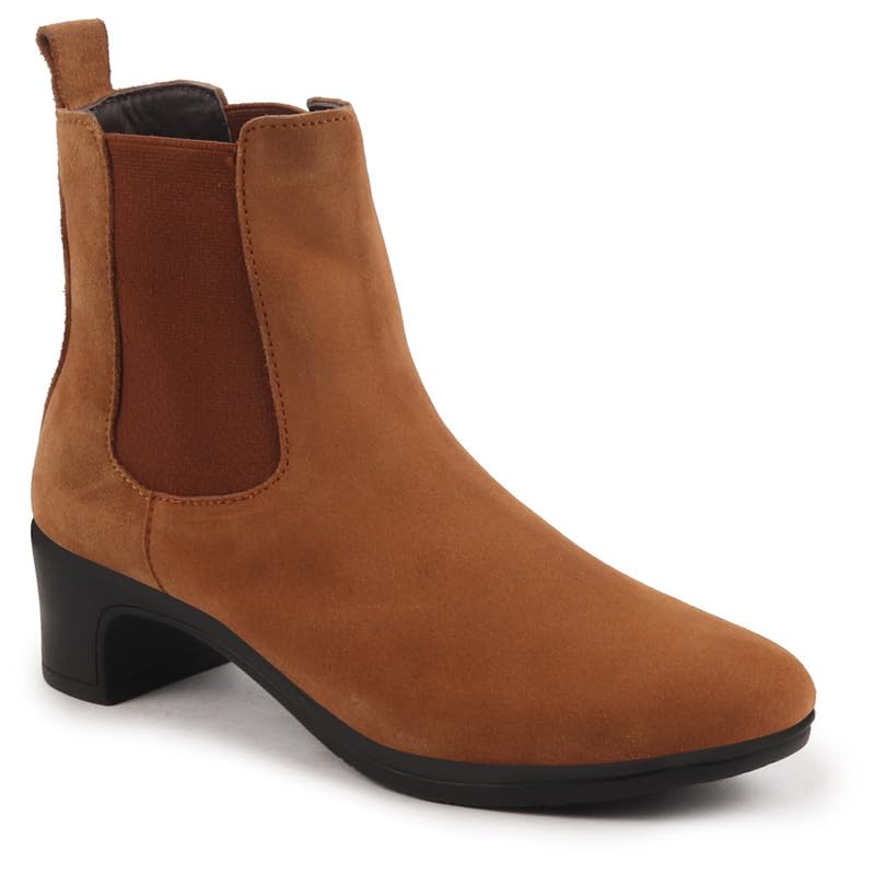 Image of FAUSTO Women Flared Heel Boots