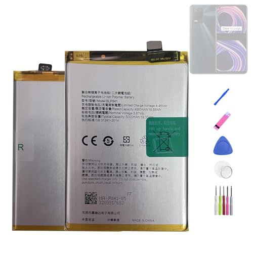 HIGHAKKU Ersatzakku Batterie BLP841 kompatibel mit Realme-8 5G RMX3241/ Realme-Q3 5G RMX3161/ Realme-Q3i 5G with Tools