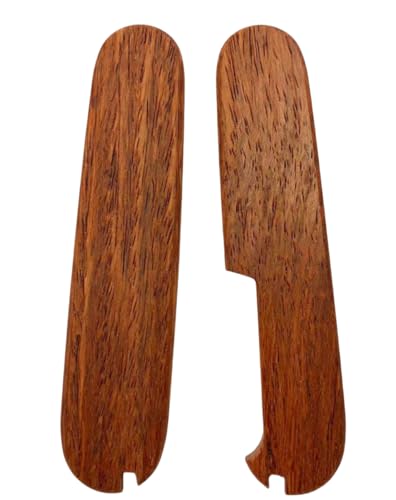 Aibote 1 Paar Naturholz Griff Skalen Griffe Patch DIY Werkzeug Ersatz Griffe Fit für 91mm Victorinox Schweizer Taschenmesser (Palisanderholz)
