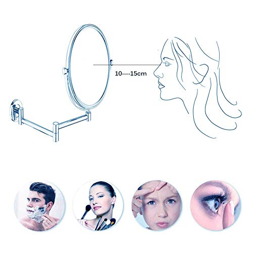 Miroir de rasage de salle de bain extensible pour une routine beauté fluide - 3