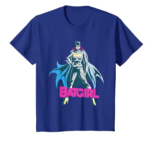 DC Originals Batgirl Camiseta Camiseta, Niños, Azul Real, 3 años