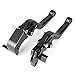 GZYF Motorcycle Short Brake Clutch Levers for Suzuki 2004 2005 GSXR 600 750 K4, Black