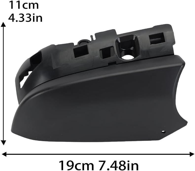 Black Right Rearview Side Mirror Bottom Cover For Toyota Camry Avalon 2019 2020 2021 2022 W/O Turn Signal Passenger Side