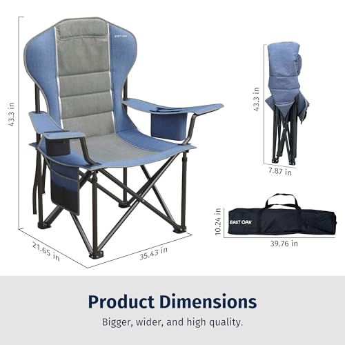 EAST OAK Camping Folding Chair CC01BU1 の商品画像 2