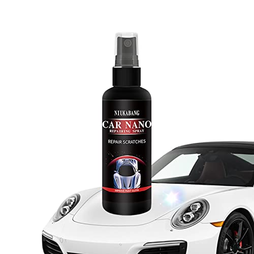 Spray de polimento de carro | Scratch Spray - Lavagem sem água e cera hidrofóbica top coat polonês e