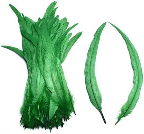 100pcs Natural Rooster Feathers Wedding DIY Plume Crafts Feathers Jewelry Making Party Carnival Headress Plumas Decor 30-35cm - Zamihalaa