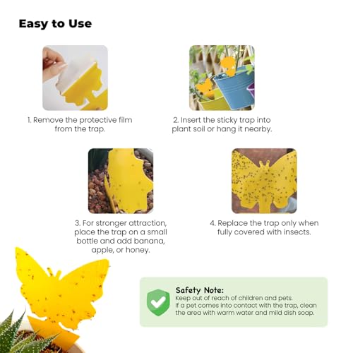 Sticky Insect Traps 40 Pcs