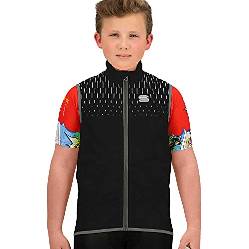 Sportful Kinder Reflex Weste, Black, 10 Jahre