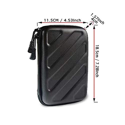 Estojo para cabos eletrônicos de dupla camada Organizador de acessórios eletrônicos de camada dupla