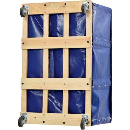 Carretilla de vinilo azul 54" L x 34" W x 36" H miniatura 5
