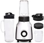 Tribest Glass Personal Portable Blender, Chrome, 5.6 lbs