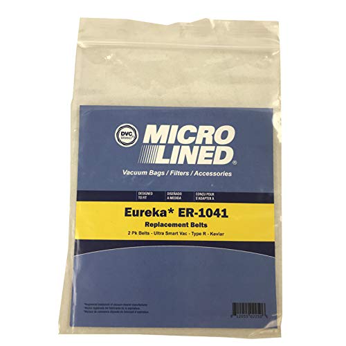 2-Pack Eureka Extended Life Vacuum Belts #61110 / 61110C - Replacement For Eureka 4800 Series & Others (ER-1039)