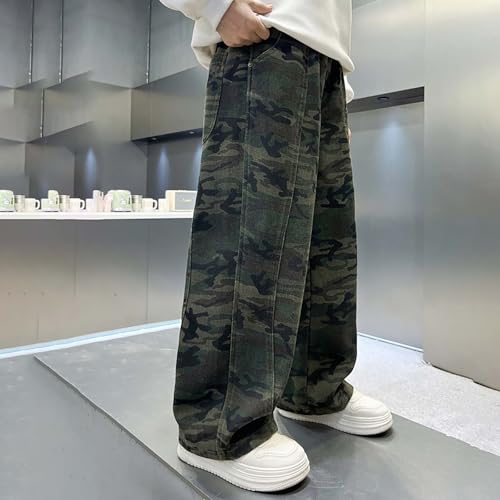 Pantalones cargo vaqueros infantiles ligeros para evitar el calor al jugar 4