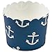 DecoPac Nautical Print Scalloped Baking Cups, Perfect For Delicious Cupcakes, Delicate Scalloped Edge, 50 Oven Safe Cupcake Cases, Sailing Themed (Pack of 1)