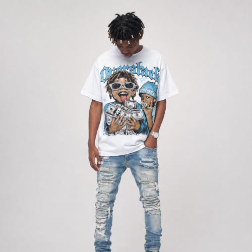 Image of DopeSkill Graphic Tee Streetwear Hypebeast Hip Hop Unisex Premium T-Shirt Sneaker Colour Matching Shirts Gift for Sneakerhead