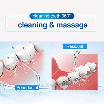 Flosser Replacement Tips for Waterpik Water Flosser, High-Pressure Water Flosser Tip Replacement, Compatible with Waterpik Oral Irrigator (6 Piece Set)