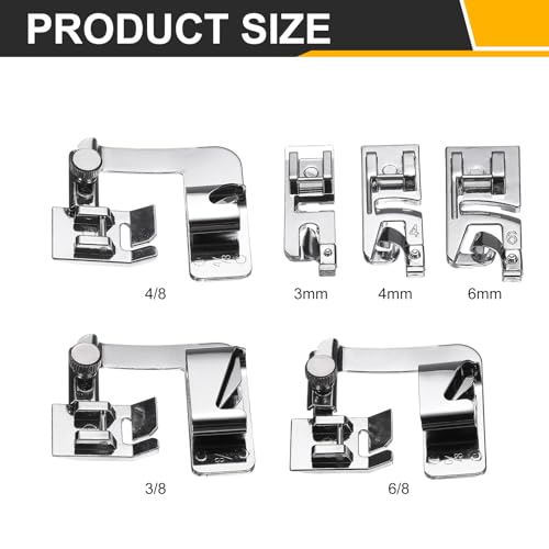 Set 7 Piezas Pie de Costura para Dobladillo HARFINGTON miniatura 2