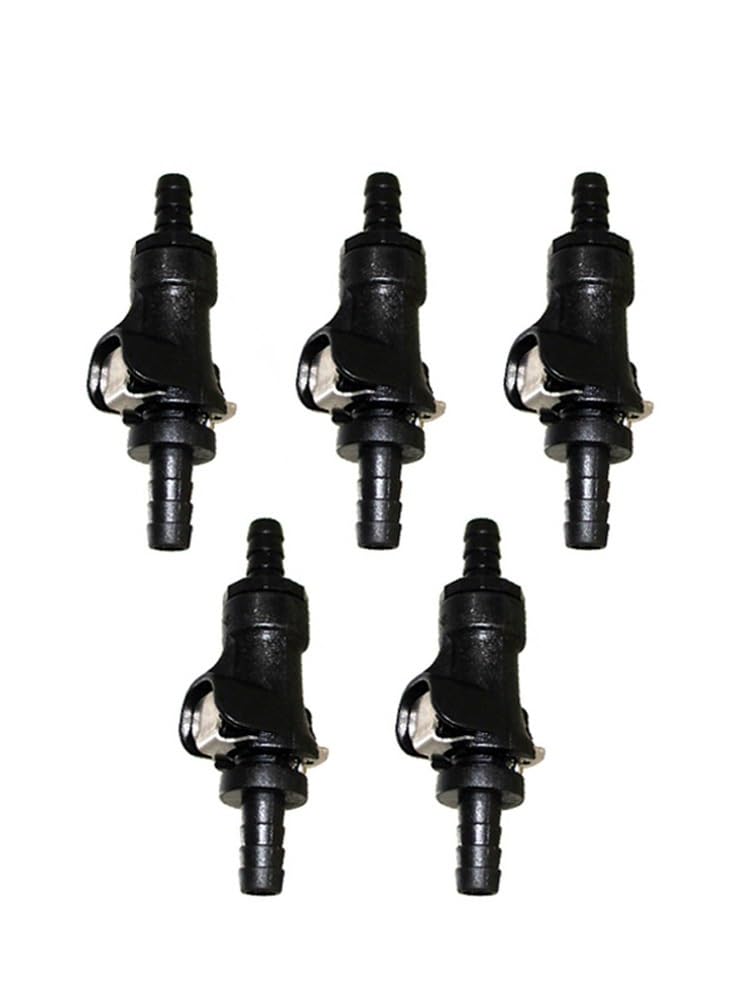 5/16" Motorcycle ATV Fuel Gas Line for Quick Connect for Disconnect Single Shut Off(5pcs)