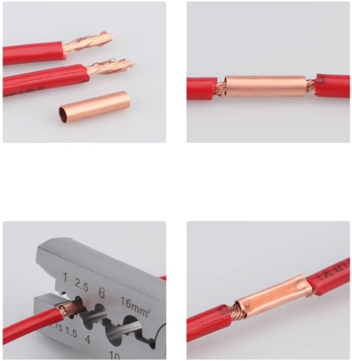 Wire Crimping Tools PZ0.5-16 And 970PCS Terminals 48PCS Heat Shrink Tube GT Copper Wire Connector Electrical Crimping Tool Cable End Sleeves Special Tube Tubular Terminal Clamp