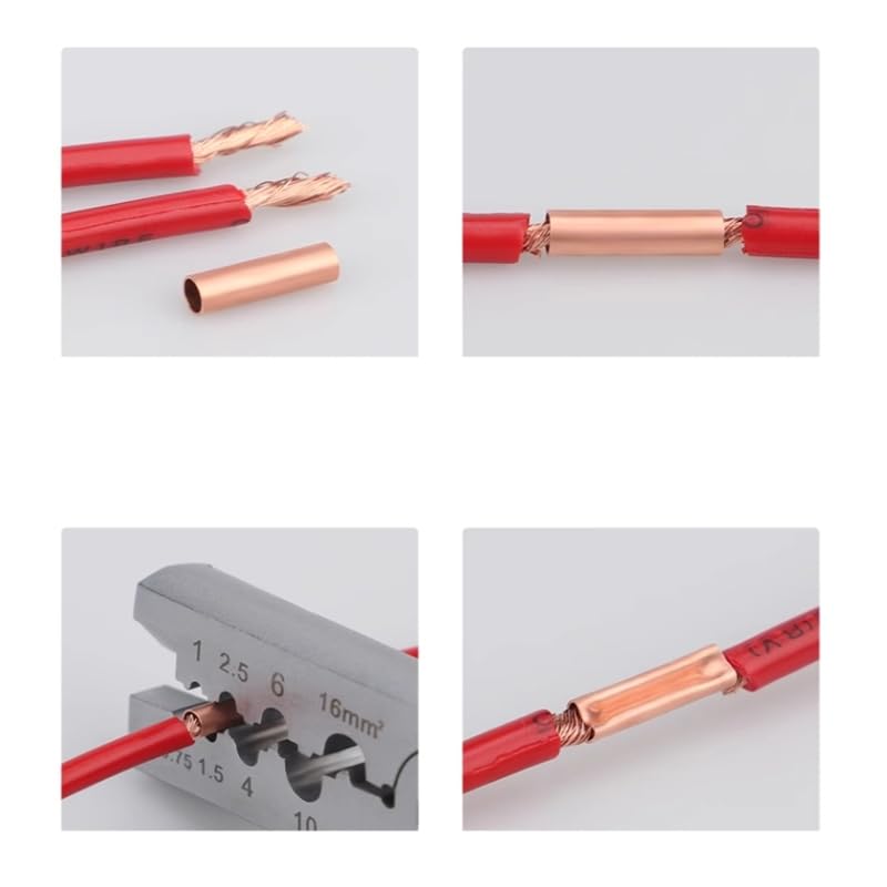 Crimp Tools PZ0.5-16 Strumento di crimpatura GT Connettore in rame Pinza a crimpare Manicotti terminali per cavi Morsetto terminale tubolare speciale durevole multifunzionale