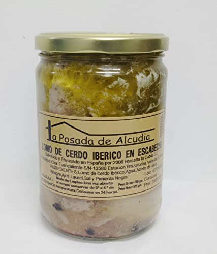 Lomo de Cerdo Ibérico en escabeche. Lomo de cerdo en Aceite de Oliva Virgen Extra. Lomo en aceite. Producto Gourmet Gastronomía Española Cover