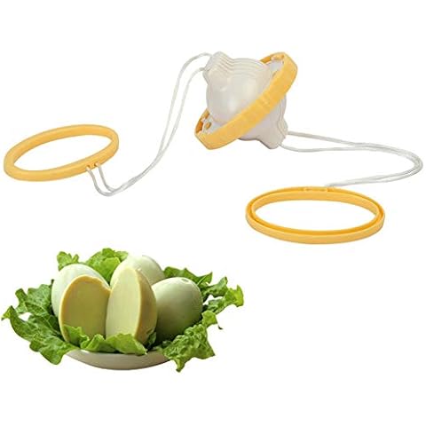 Kikier Hand Powered Golden Egg Shaker Throw Egg Scrambler Mixer Scrambled Egg Maker Kitchen Cooking Tool Cover