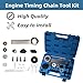 Engine Timing Chain Tool Kit, Fits for Audi A3 A4 A5 A6 Q3 Q5 S3 TT Quattro 2008-2015, Fits for Volkswagen Fits for VW Beetle CC EOS Golf GTI Jetta Tiguan Passat 2008-2014 2.0L 06H109467N 06H109467R