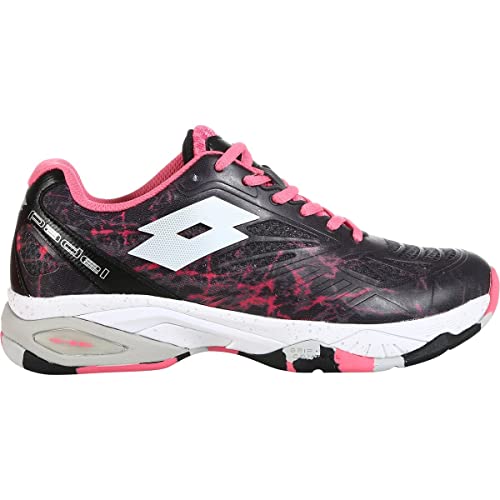 Zapatilla de pádel rosa de mujer Lotto Superrapida 200 IV para pista técnica