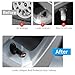 Tire Valve Stem Cap Cover for Audi S Line S3 S4 S5 S6 S7 S8 SQ2 SQ5 SQ7 SQ8 Air caps Accessories 4 Pack (Black)