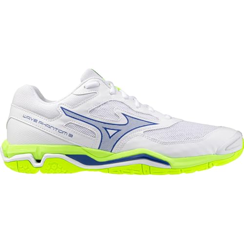 Chaussures Mizuno Wave Phantom 3 White Blue Yellow en taille 41