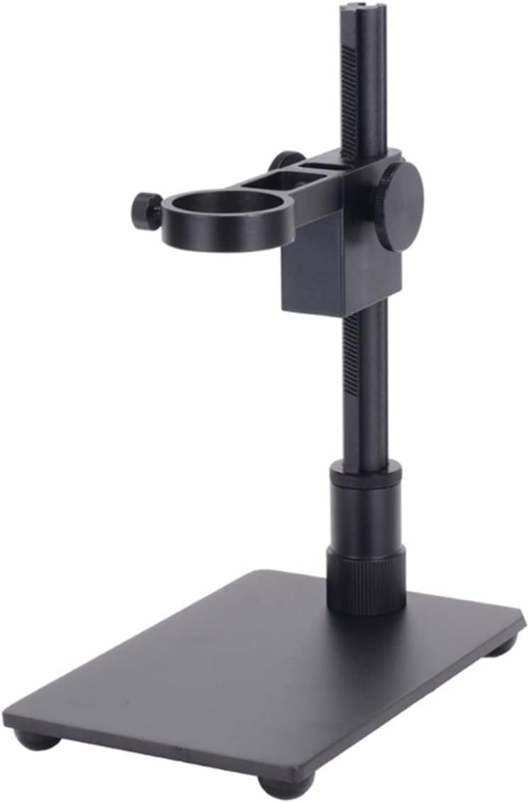 Microscope Accessories Kit Microscope Stand Holder Adjusted Up and Down Easy to Focus Aluminium Microscope Slides