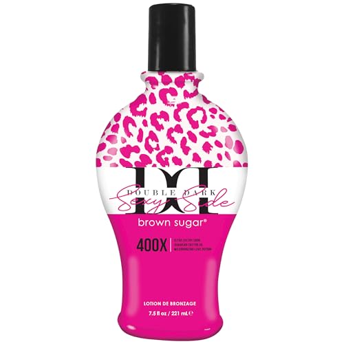 Brown Sugar Double Dark Sexy Side 400X Tanning Lotion, 7.5 Fl Oz