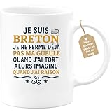 Fabriqué en céramique de haute qualité, ce mug breton humoristique est compatible avec le micro-ondes et le lave-vaisselle, garantissant une utilisation facile au quotidien. Idéal pour savourer votre boisson chaude préférée.