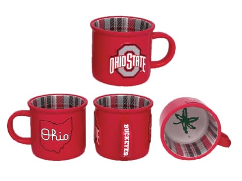 Taza de cerámica grande Ohio State Buckeyes 23 oz miniatura 1