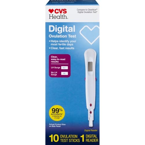 CVS Health at Home Digital Ovulation Test 10 ct